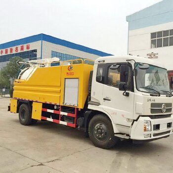 东风清洗吸污吸粪车,12方高压清洗吸污车供应商
