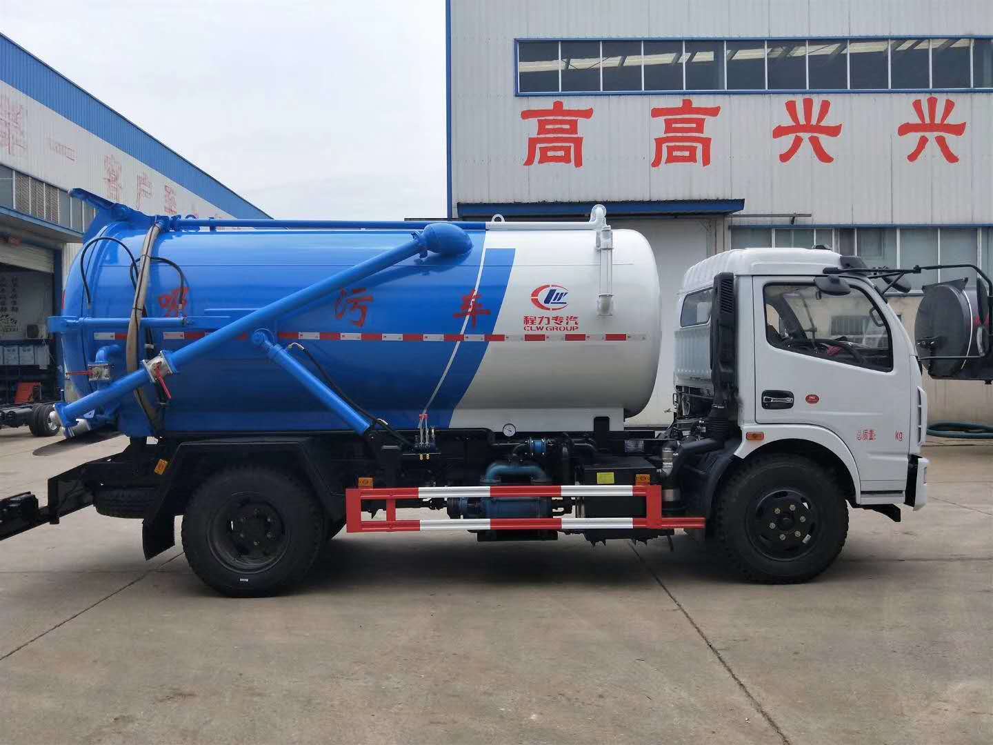 东风8吨吸污吸粪车化粪池掏粪车配置介绍