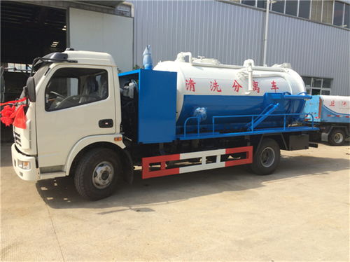 国四东风多利卡吸污车 湖北福田吸粪车价格图片