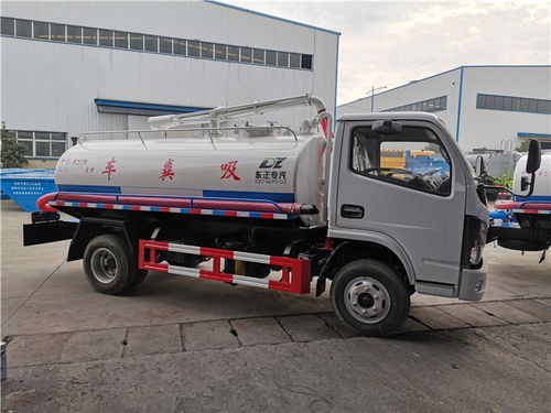 抽吸式5立方化粪池吸粪车 养殖户的高效环保解决方案